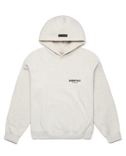 Light Oatmeal Essentials Pullover Hoodie