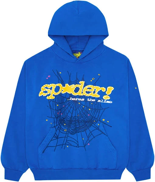 Sp5der hoodie "TC BLUE"